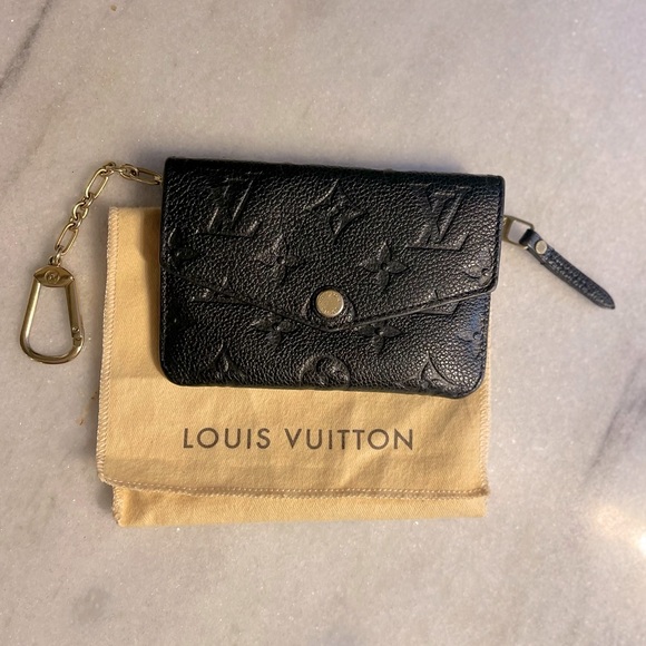 Louis Vuitton Handbags - 🛍 Authentic 🛍 Louis Vuitton Empreinte Key Cles Pouch Pochette Black w Dustbag